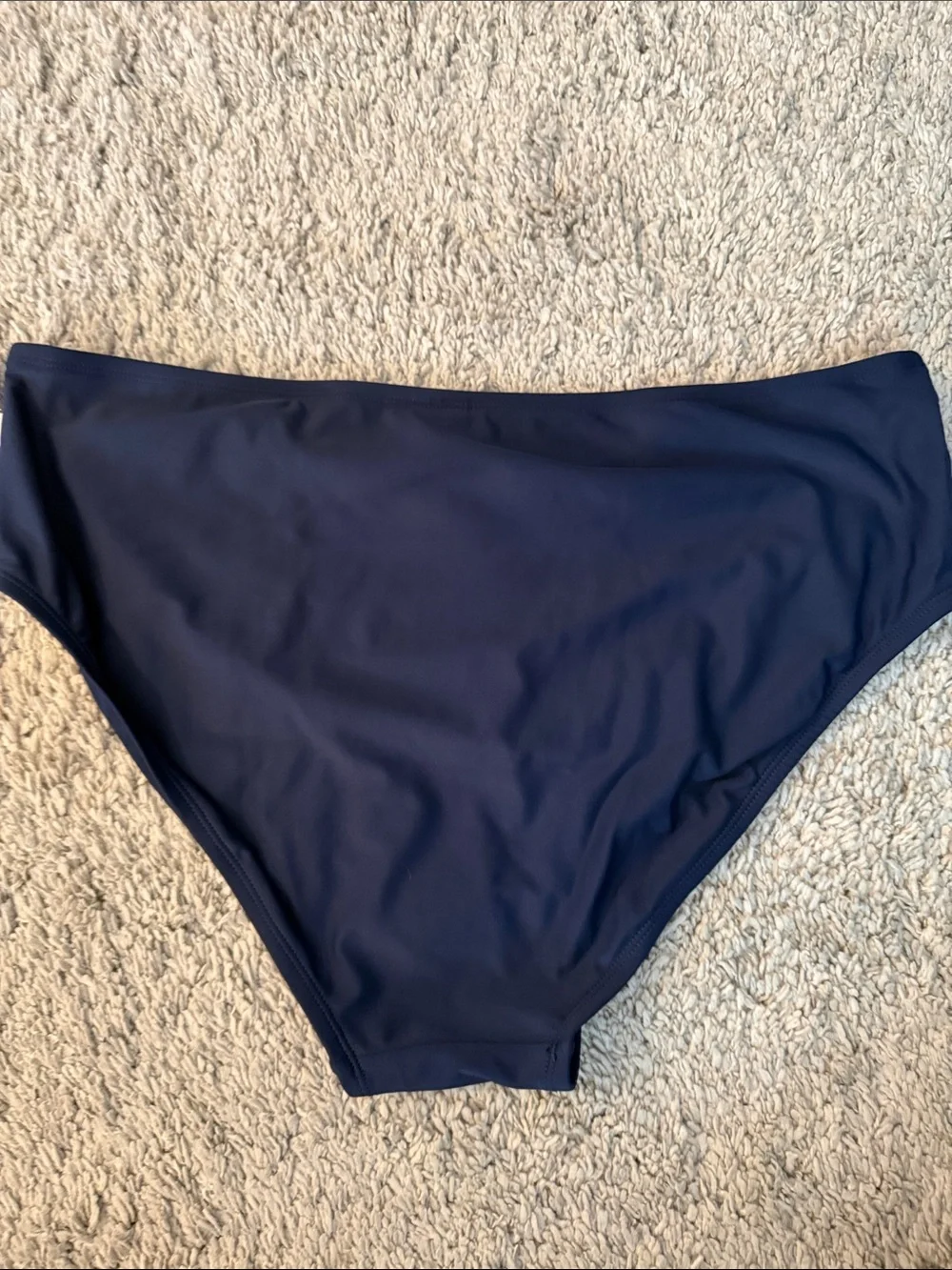 NWT Members MARK XXL High waist Navy Bikini Bottom plus size beach swim summer